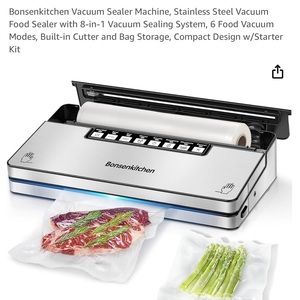 Food vacuum sealer machine